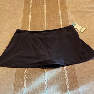 Chic Black Swim Coverup Skirt
